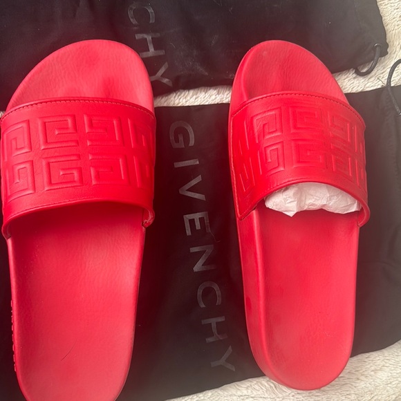Givenchy Red Slides - Picture 4 of 4